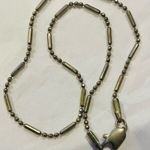 Vintage Liquid silver anklet ankle bracelet